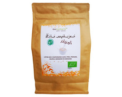 BIO MUESLI - ŽITNI NAPIHNJENCI <br>Z MANGO, MURVA, KAKAV<br /><span>(250 G)</span>