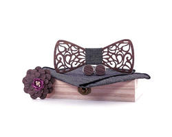 LESENI METULJČEK <br>K2 ~ DARILNI PAKET<br /><span>(ROBČEK, BROŠKA, GUMBI )</span>