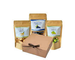 SADNI HRUSTLJAVČKI <br>DARILNI PAKET<br /><span>(LIOFILIZIRANI SADNI PRIGRIZKI)</span>